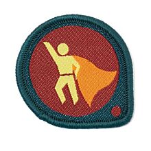 Intressemärke Superhjälte